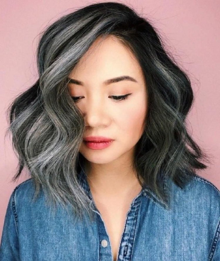 Темно пепельные волосы