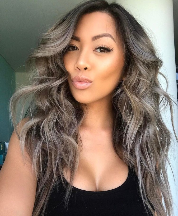 Мелирование на азиатках