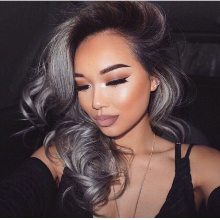 Локоны на омбре