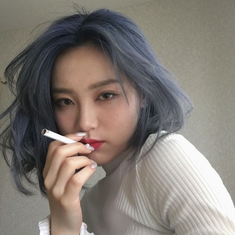 Омбре балаяж пепельный