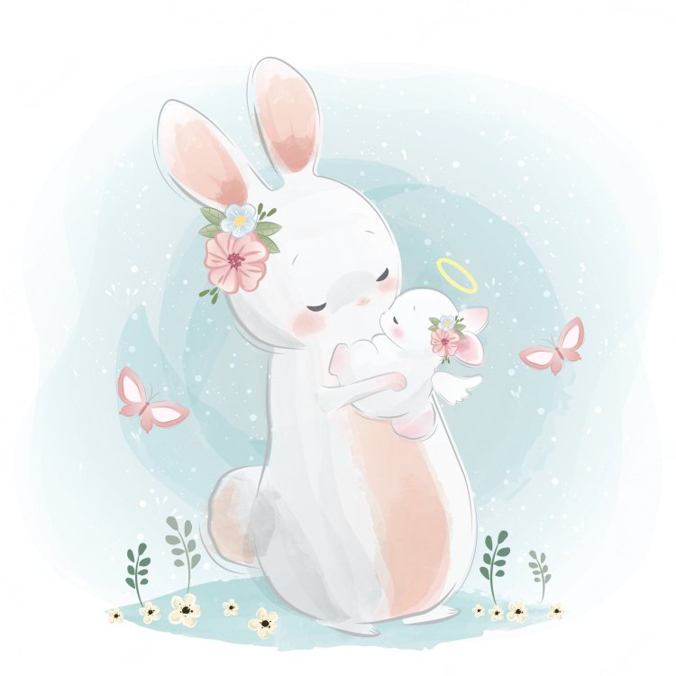 Акварельный зайчик