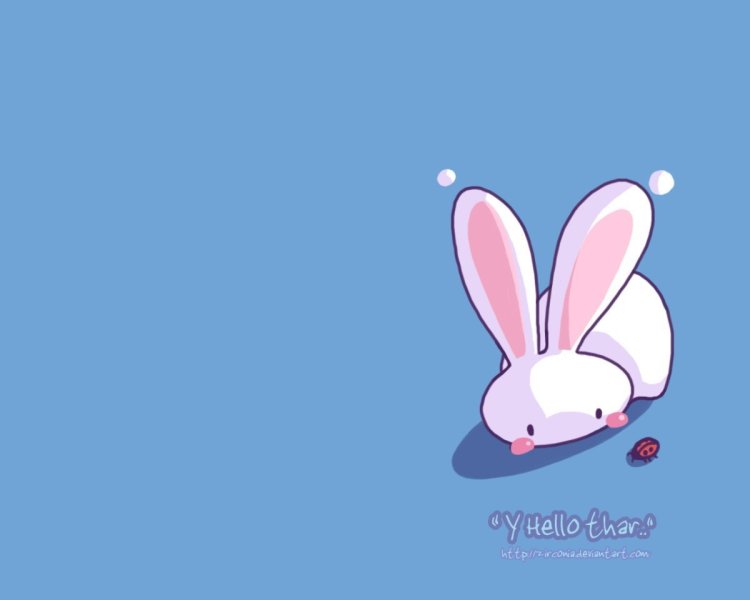 Фон с кроликами