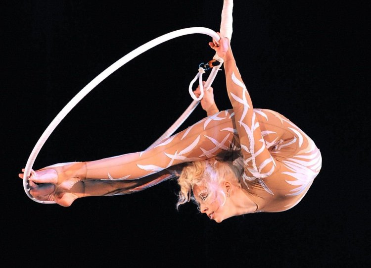 Гимнастки цирк Конторсия