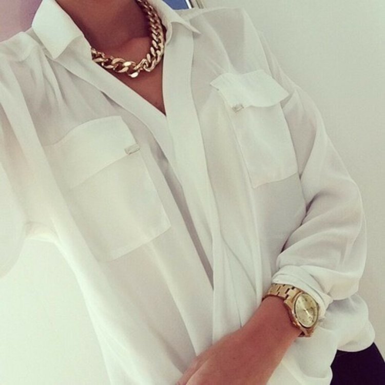 Рубашка с цепочкой