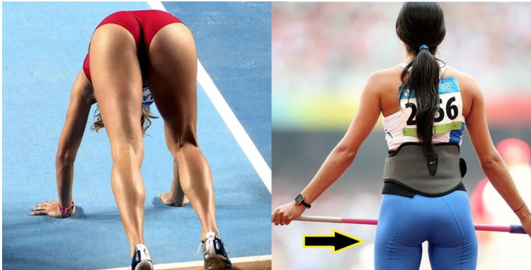 Плоские ягодицы спортсменов