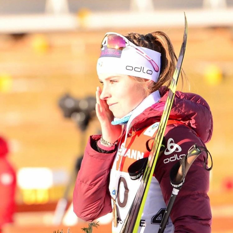 Французская биатлонистка чемпионка