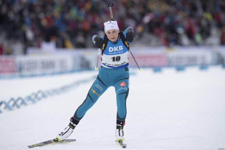 Французская биатлонистка Жюстин Бреза