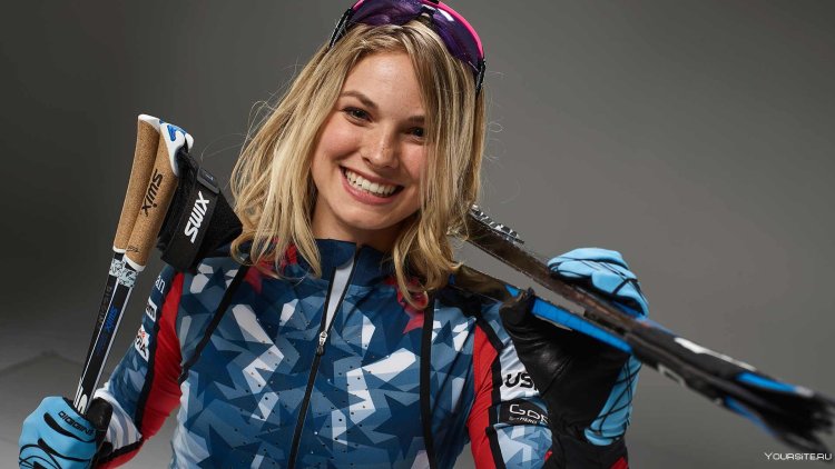 Джессика Диггинс лыжи