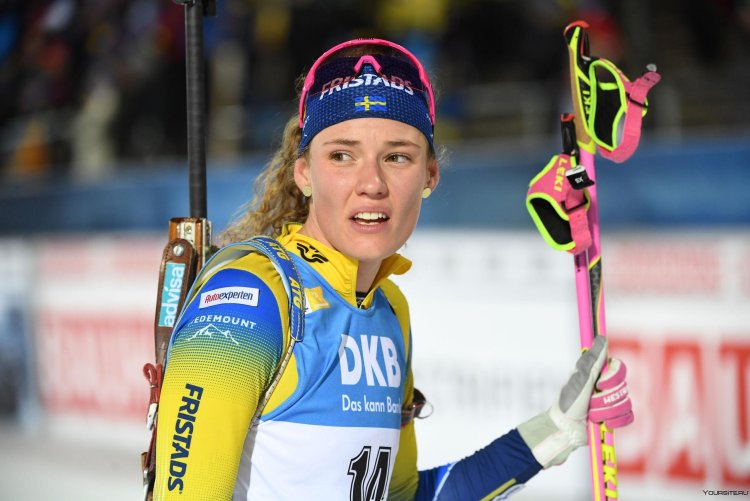 Шведская биатлонистка Ханна Оберг