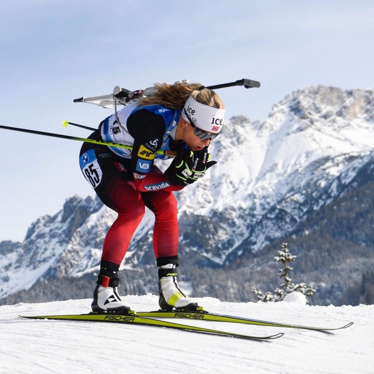 Тириль Экхофф и Антон Шипулин