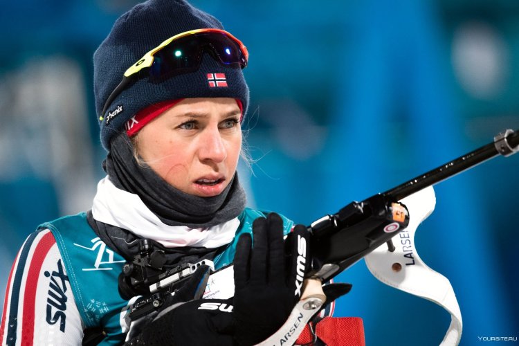 Норвежские биатлонистки