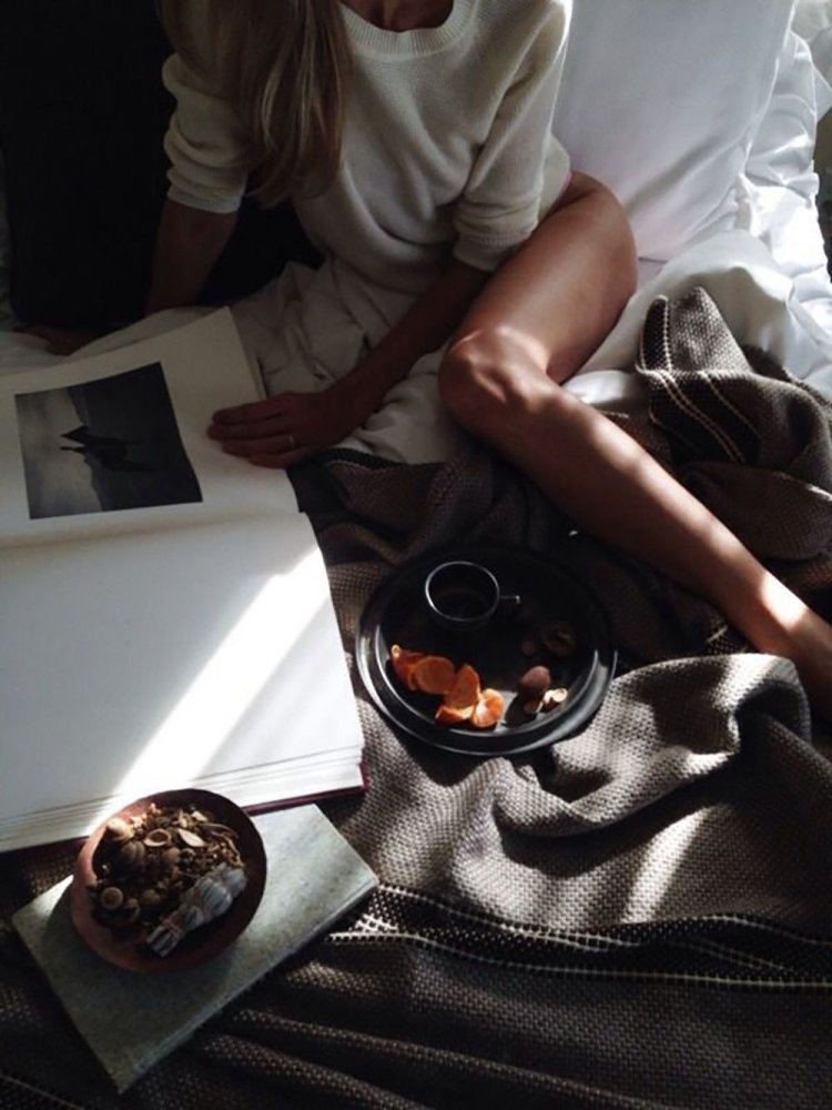 Завтрак девушка Эстетика