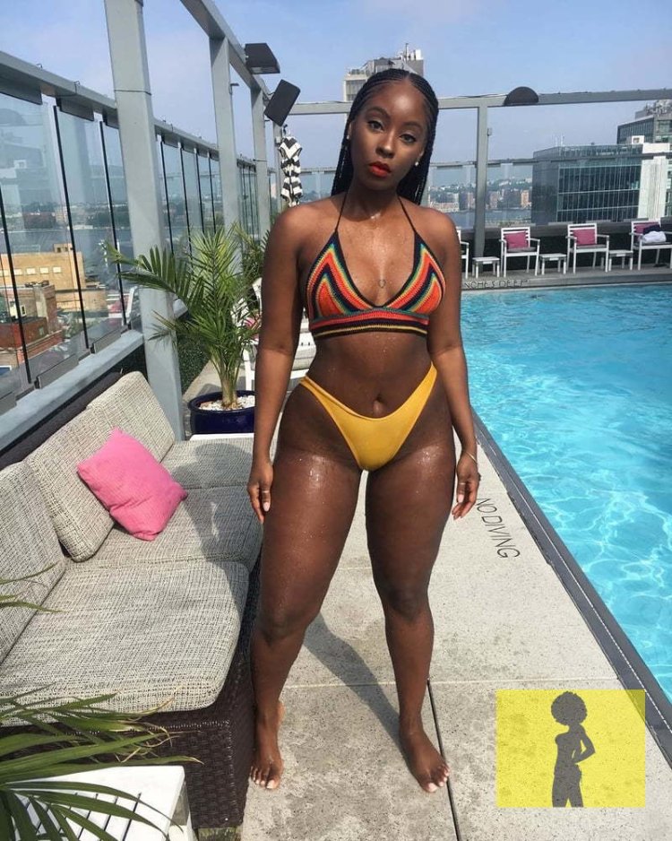 Красивое тело негритянки