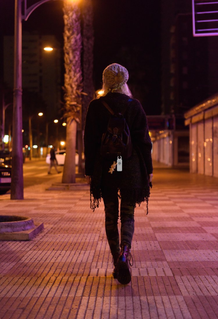 Фотосессия в ночном городе