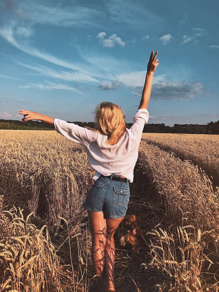 Фотосессия на полу