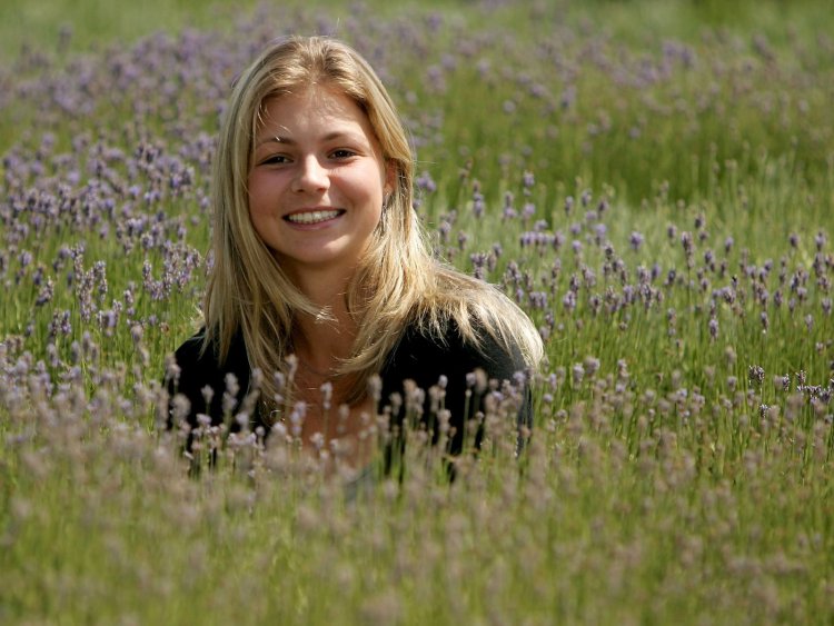 Женщина на природе