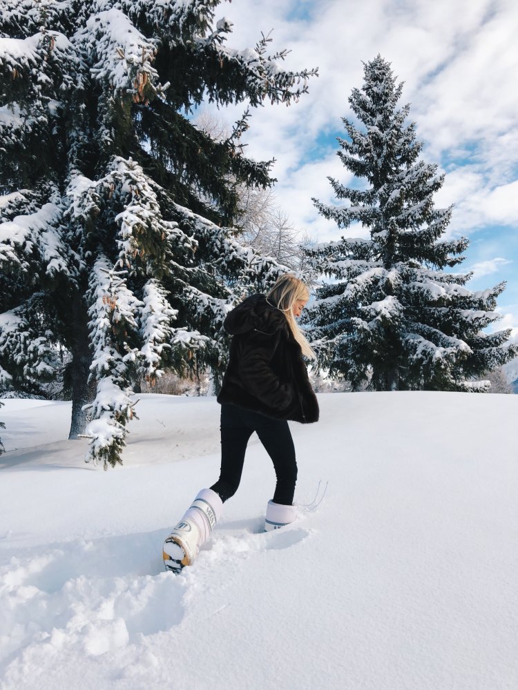 Фотосессия на снегу