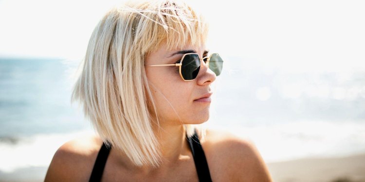 Красивые девушки с каре блондинки