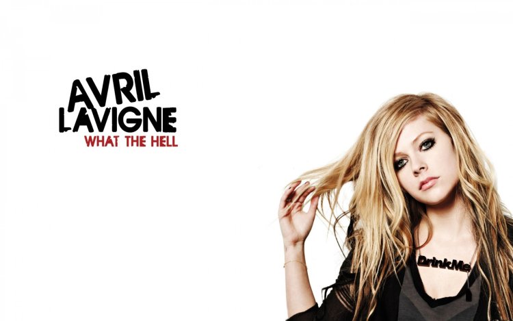 Аврил Лавин надпись