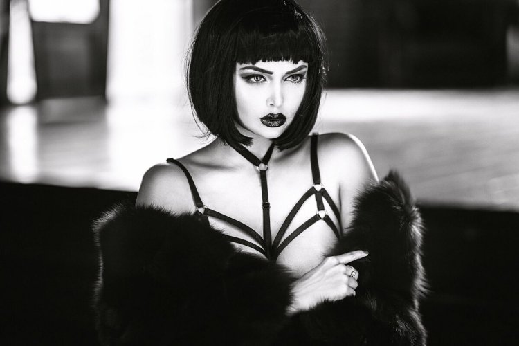 Девушка с каре фотосессия