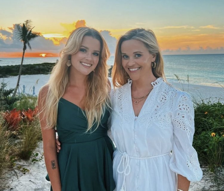 Риз уизерспун и ее дочь