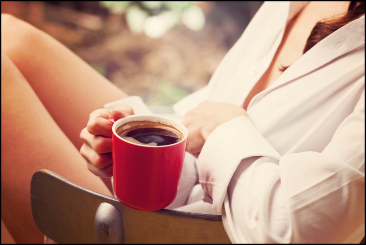 Кофе утро девушка