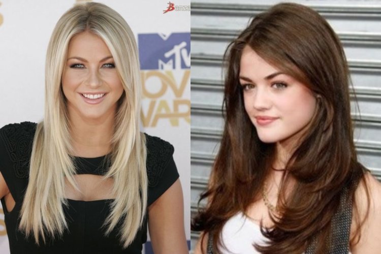 Стрижка Каскад у лица на длинные волосы