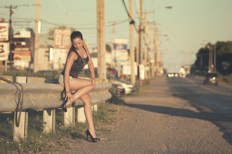 Красива девушка