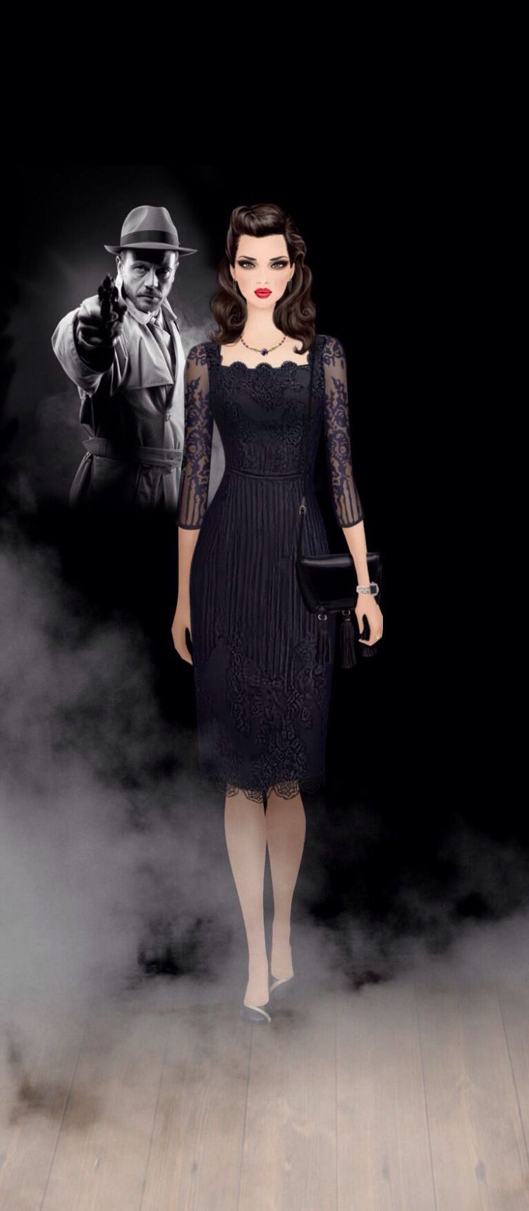 Стиль Нуар в одежде