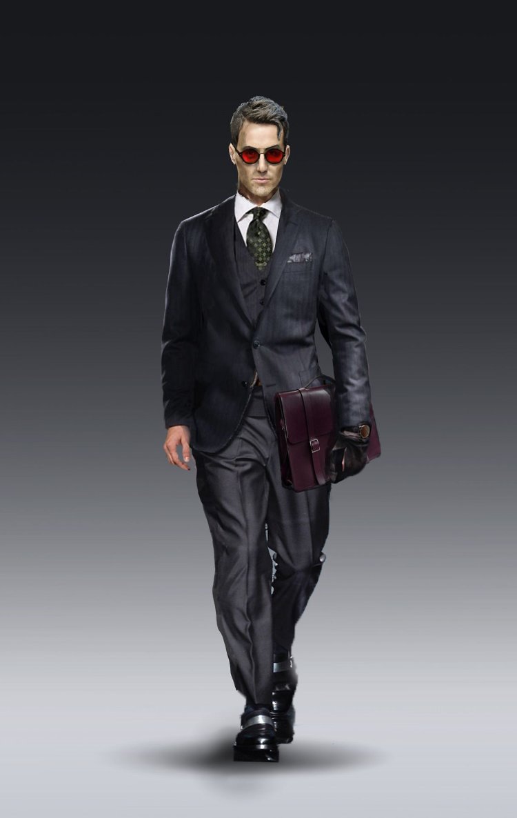 Cyberpunk Art man детектив