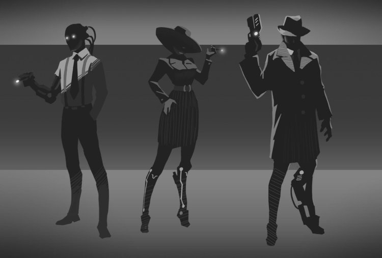 Нуарный детектив арт