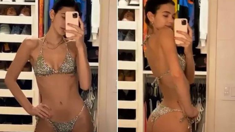 Бруна Маркезини в купальнике