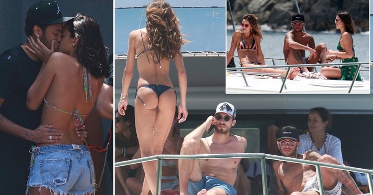 Неймар и Бруна Маркезини 2021