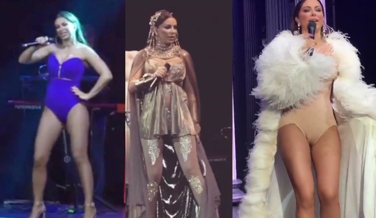 Ани Лорак в Нижнем белье на сцене