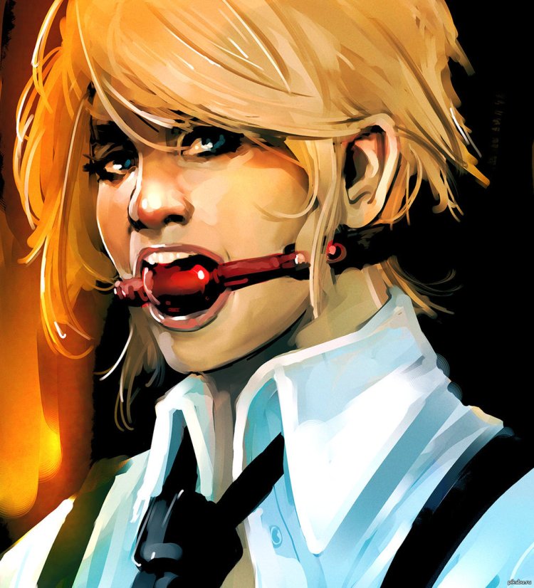 Девушка с кляпом вортк