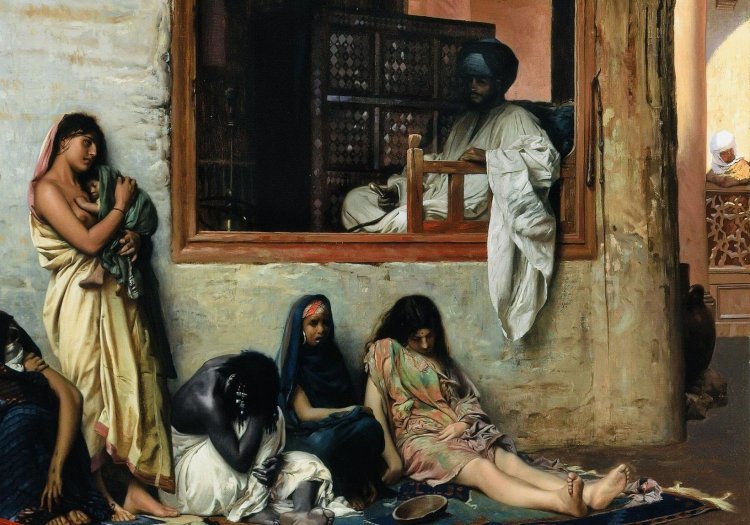 Жан леон жером невольничий рынок