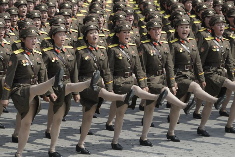 Северная Корея марши