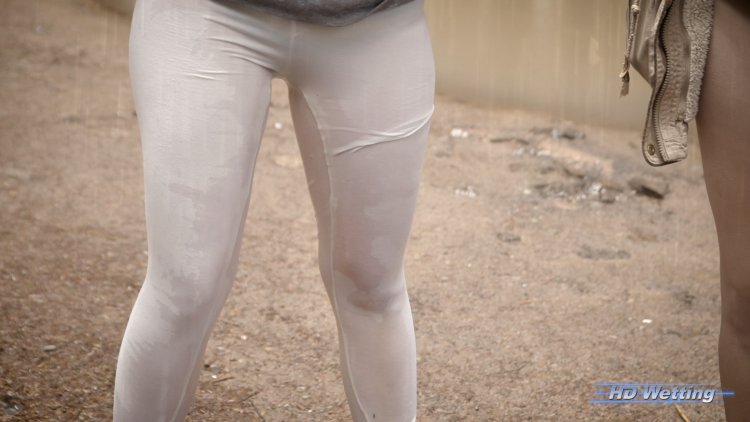 Wetting в хб колготках