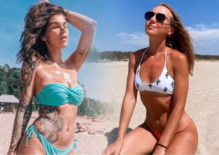 Красивые девушки в купальниках