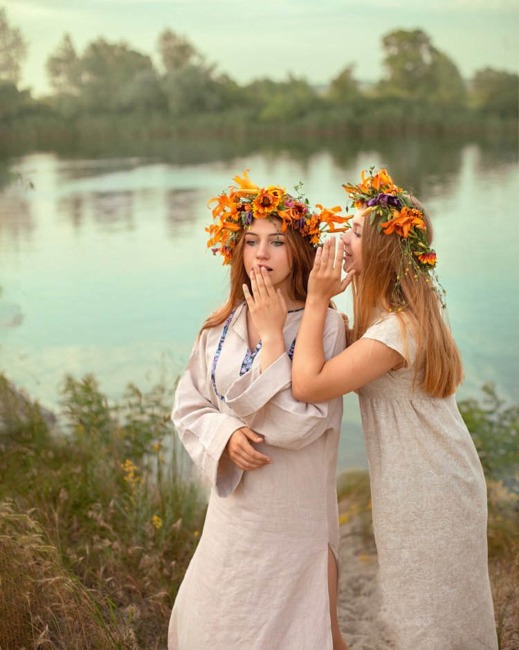 Фотосессия в стиле ивана купала девушки