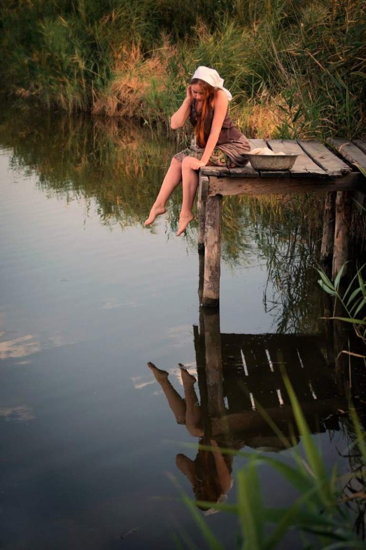 Фотосессия на речке