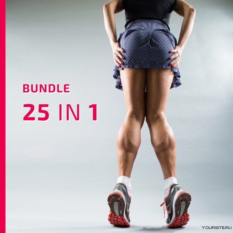 Накачанные женские икры