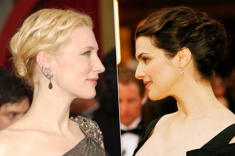 Рэйчел Вайс нос с горбинкой