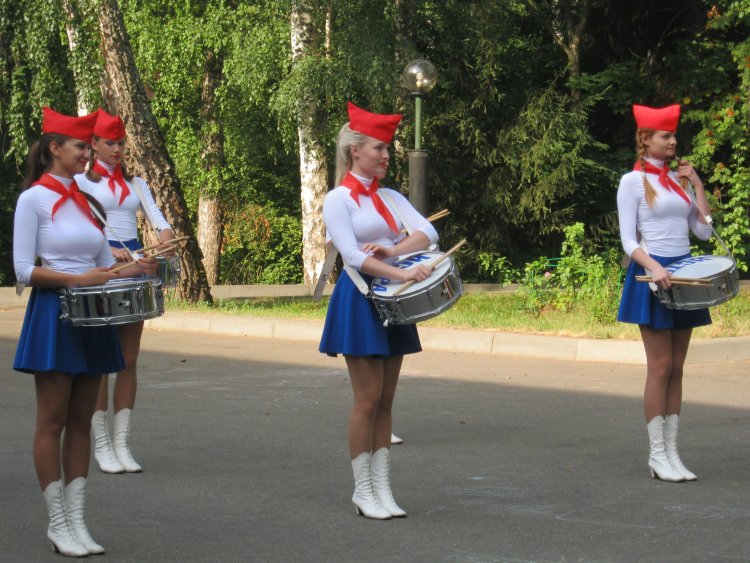 Пионерки барабанщицы СССР