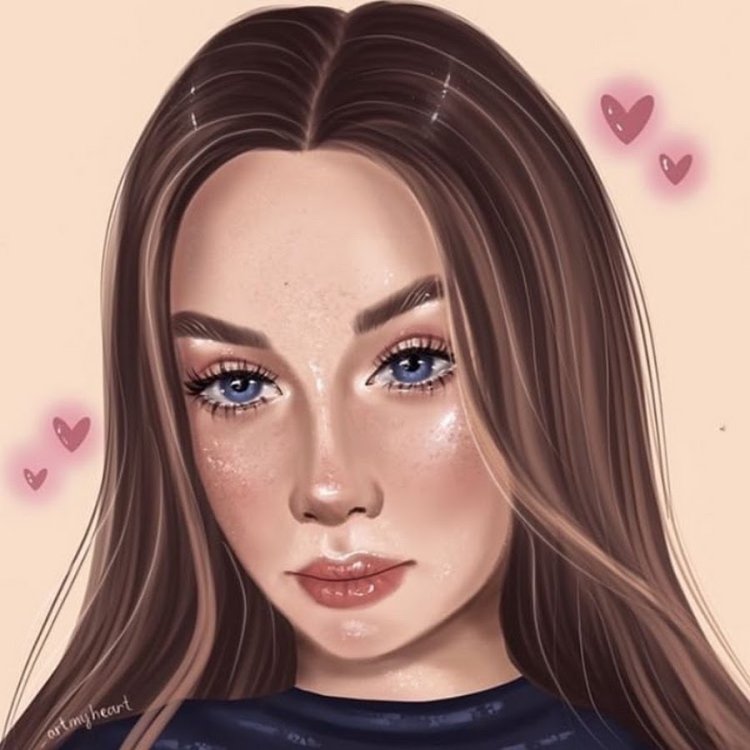 Портрет леди Дианы Зайцевой карандашом