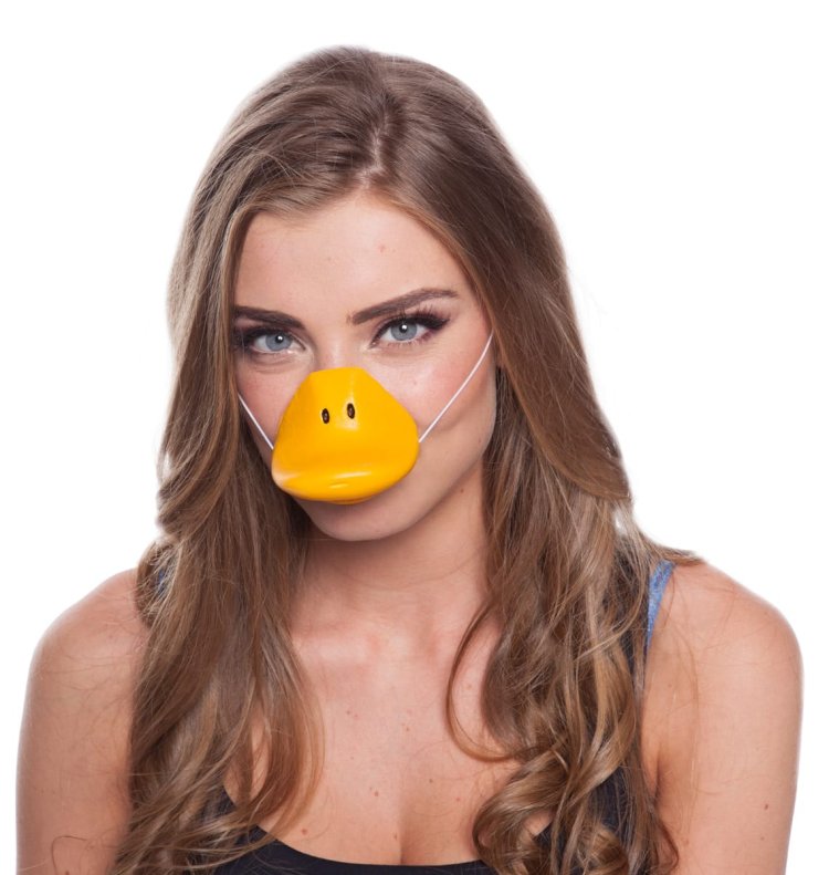 Маска утиный нос