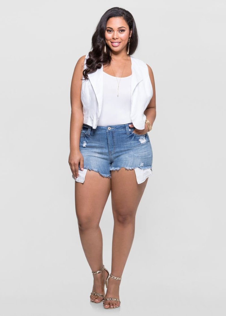 Шорты женские для полных