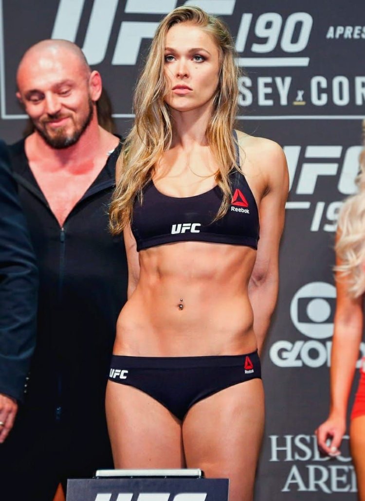 Ronda Rousey UFC взвешивания