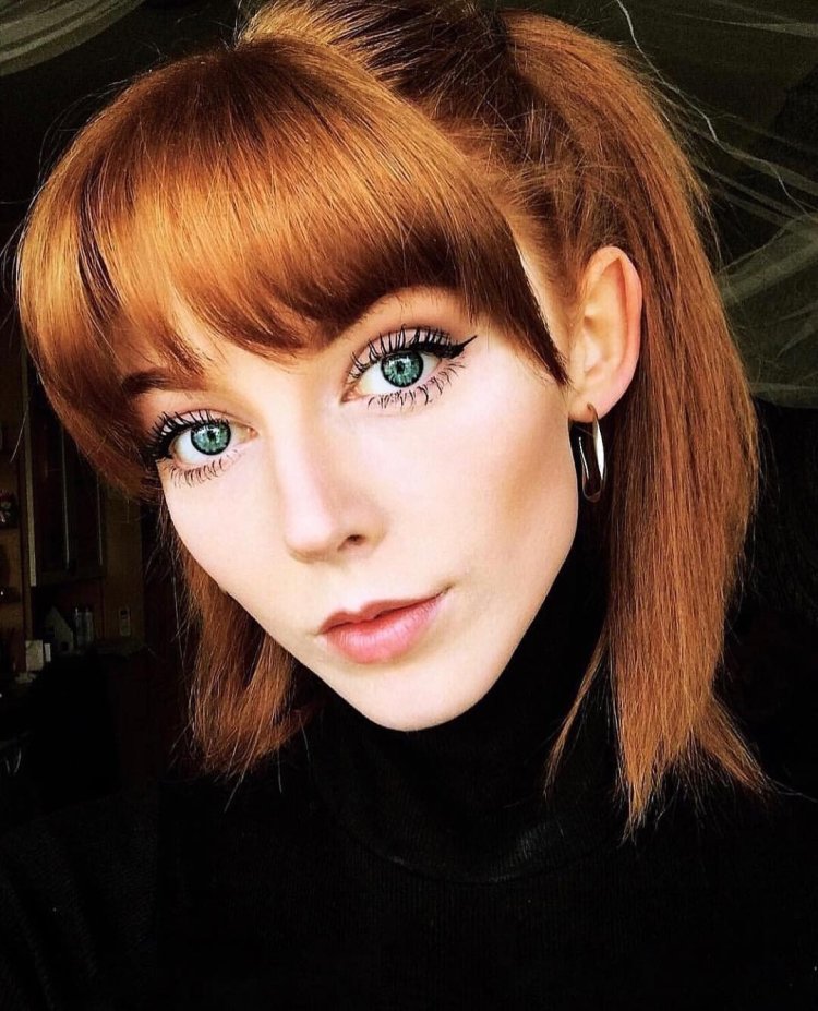 Макияж для рыжеволосых с зелеными глазами