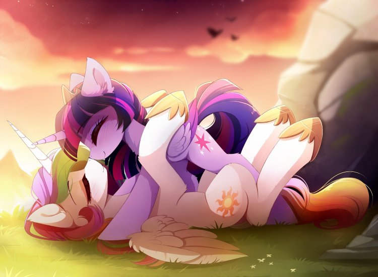 Твайлайт Спаркл и Селестия